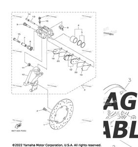 Нажмите для увеличения Rear Brake Caliper