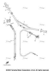 Нажмите для увеличения Steering Handle & Cable