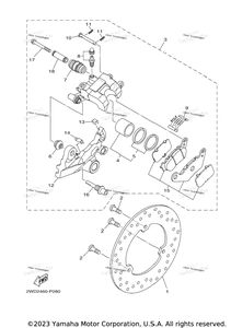 Нажмите для увеличения Rear Brake Caliper