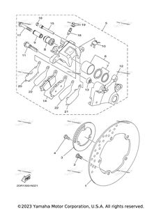 Нажмите для увеличения Rear Brake Caliper