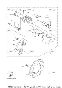 Нажмите для увеличения Rear Brake Caliper