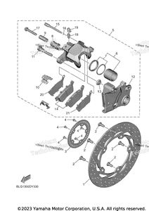 Нажмите для увеличения Rear Brake Caliper