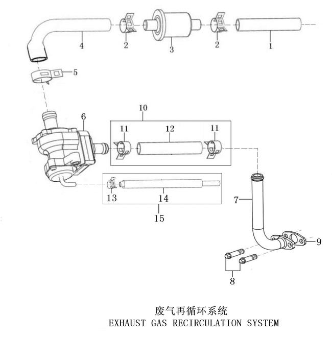 废气再循环系统 EXHAUST GAS RECIRCULATION SYSTEM