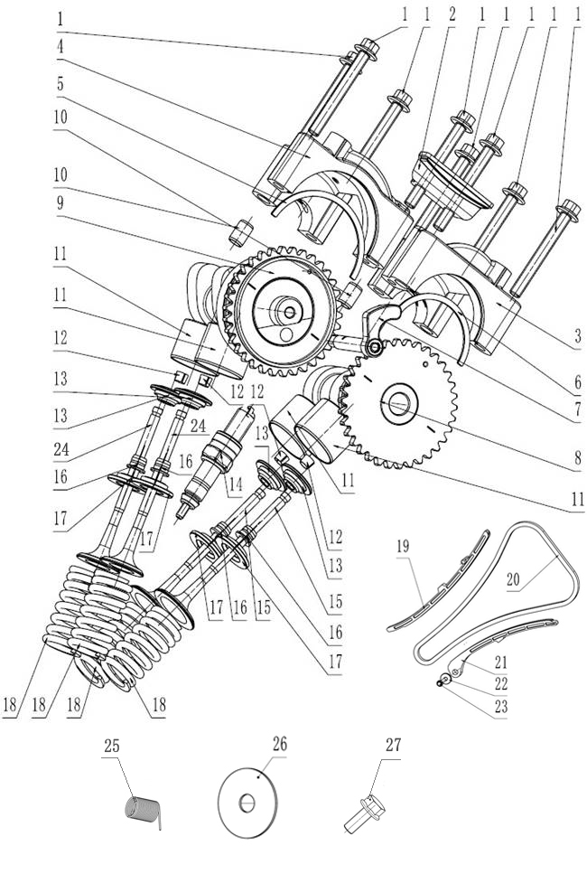 配气机构  VALVE MECHANISM