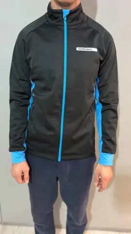 Тренировочная куртка Nordski Core Black/Light Blue Рамер: М,…