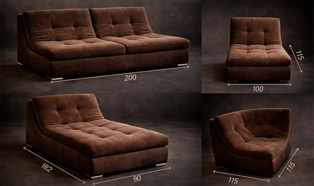 Модульный диван Хеннесси Арт