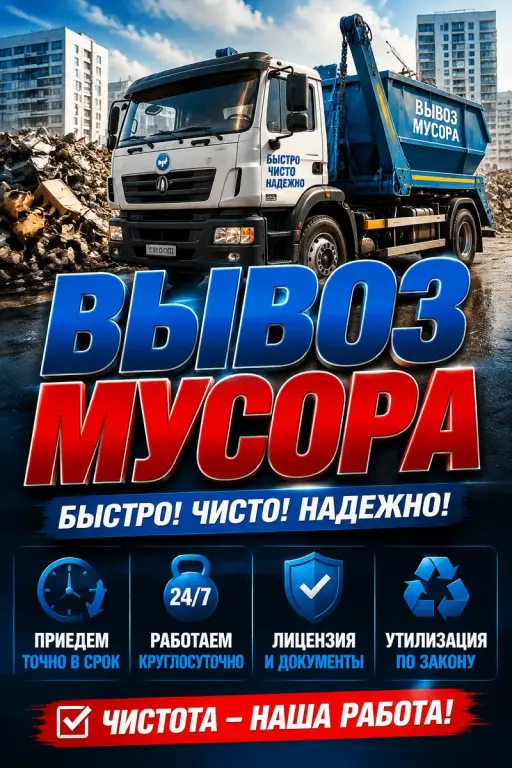 Вывоз мусора утилизация матраса дивана мебели хлам