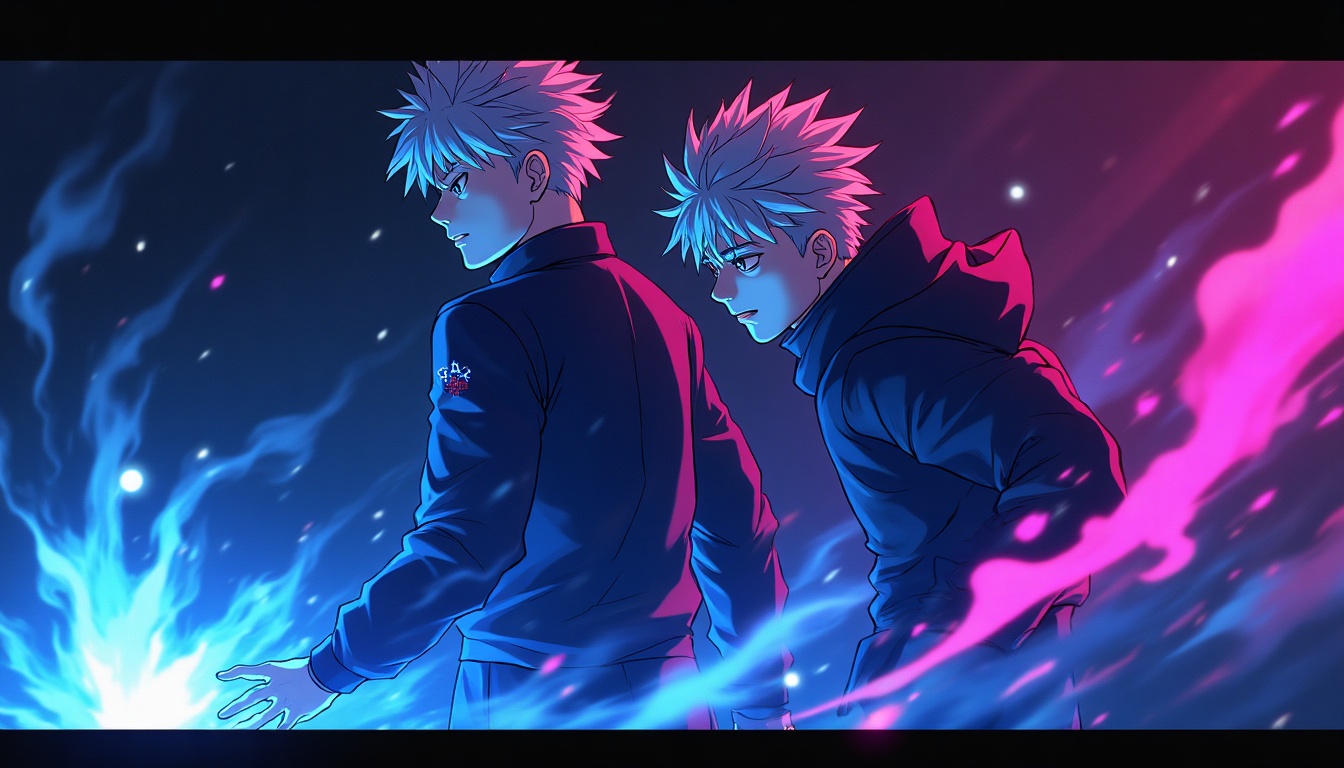 Персонажи Jujutsu Kaisen в AI-чате: Годжо и Сукуна