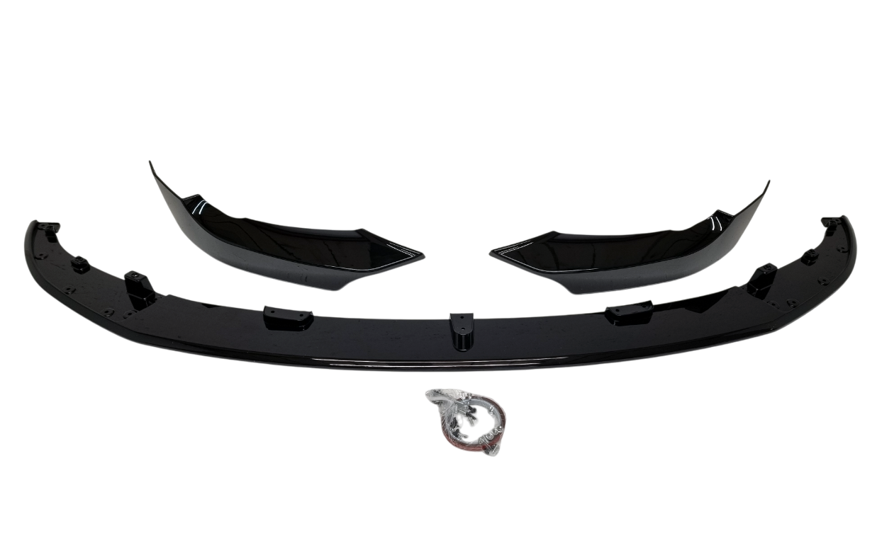 BMW E92 рестайлинг сплиттер M Performance черный глянец