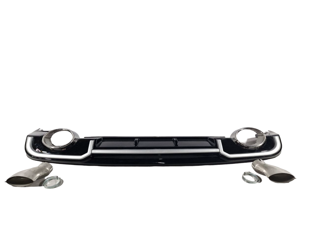 Audi A3 8V рестайлинг диффузор RS хетчбек в обычный бампер