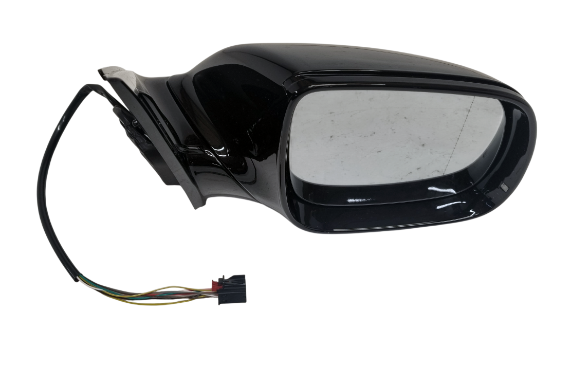 Audi Q5 8R 2008-2016 правое зеркало 9 pin черное глянец ножка
