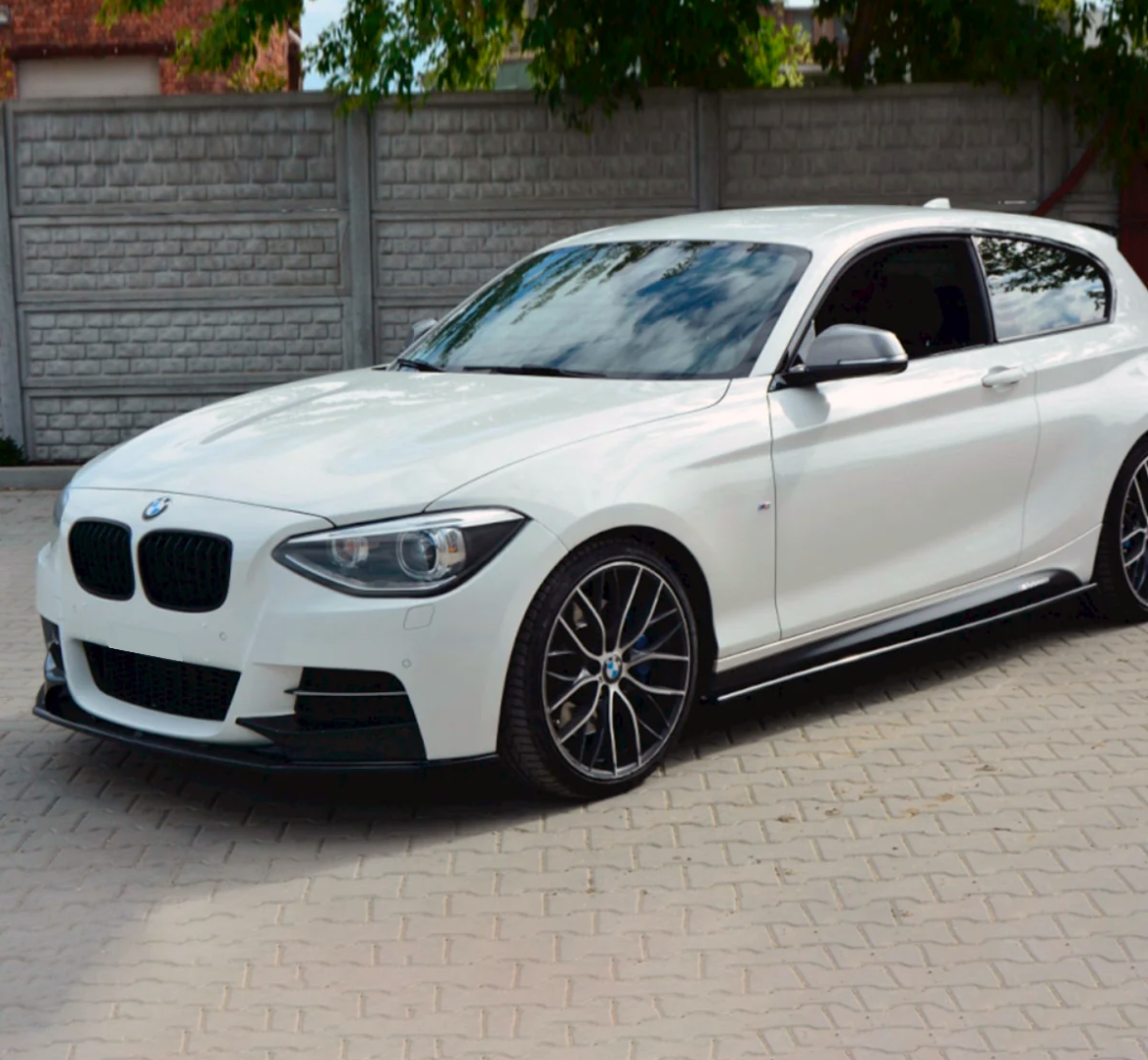 BMW F20 дорестайлинг сплиттер на М пакет бампер