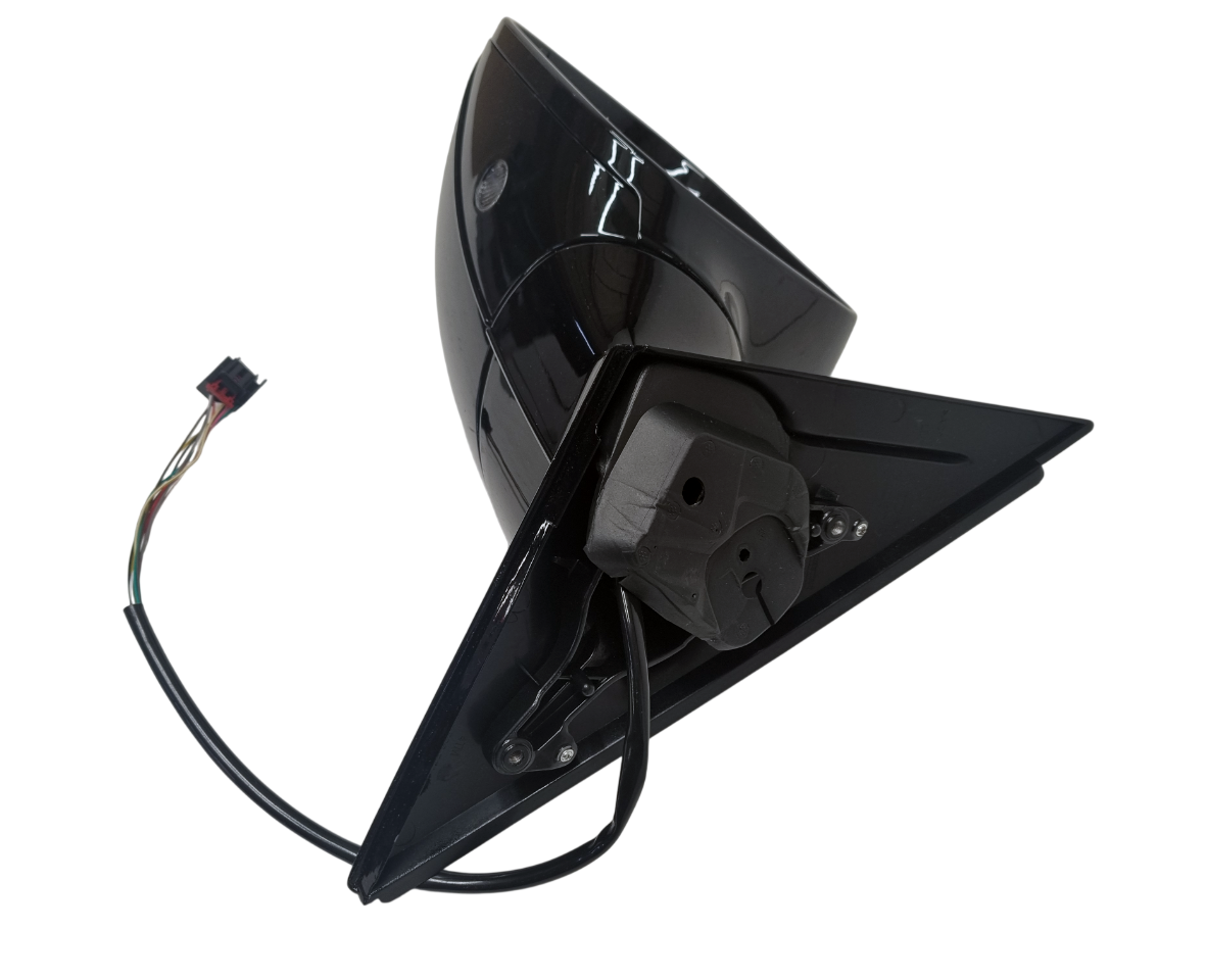 Audi Q5 8R 2008-2016 левое зеркало 9 pin черное глянец ножка