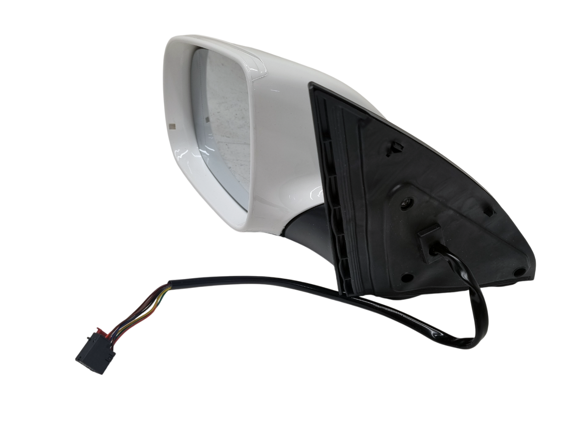 Audi Q7 4L 2005-2015 левое зеркало белое 9 pin