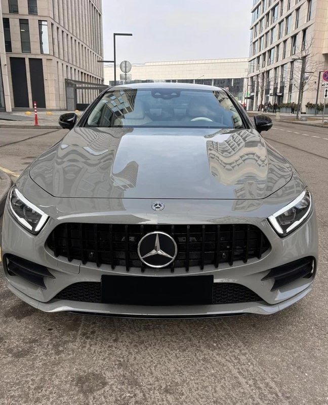 Mercedes CLS C257 дорестайлинг решетка GT черная