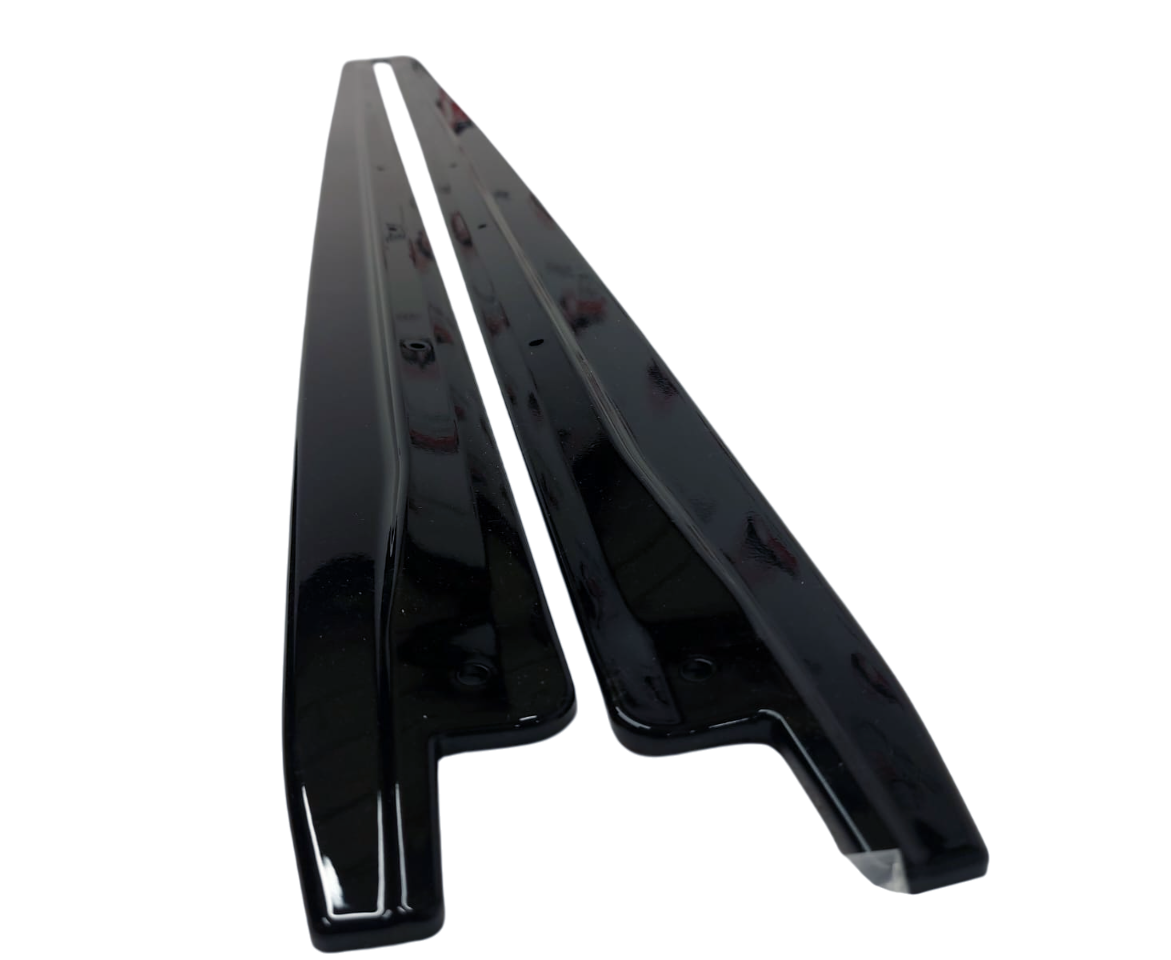 BMW X5 F15 лезвия под пороги M Performance чёрные глянец