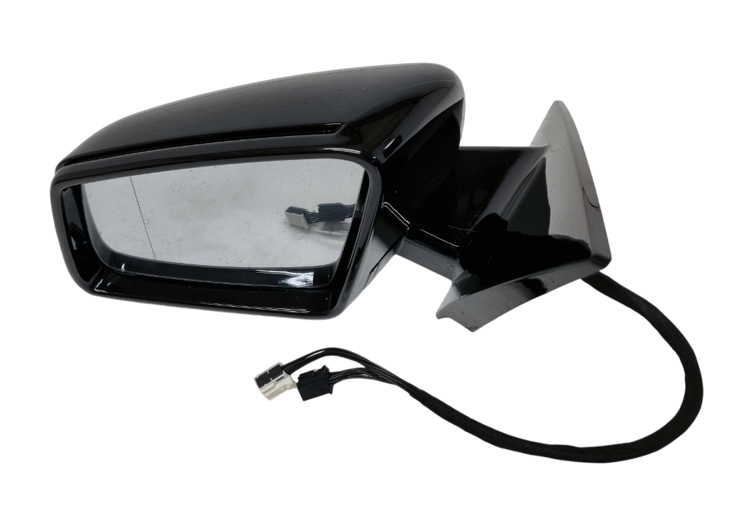 Mercedes C207 зеркало левое 17 Pin черный глянец