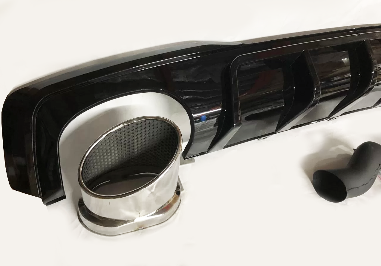 Audi A7 4K 2018-2025 RS диффузор в слайн бампер