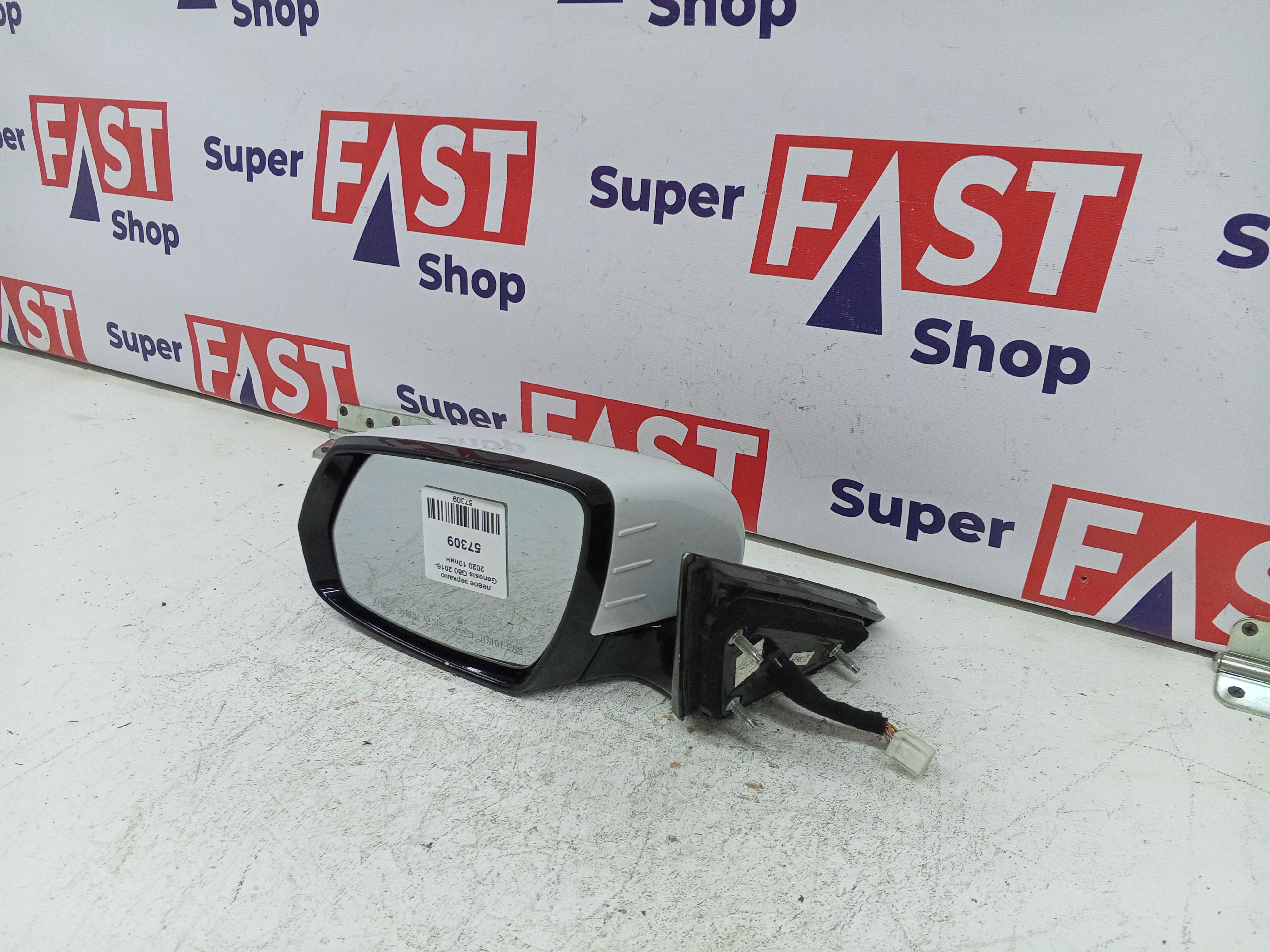 левое зеркало Genesis G80 2016-2020 10пин