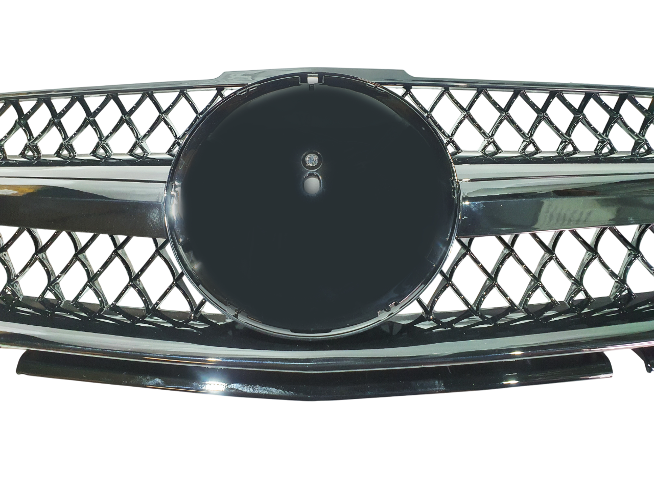 Mercedes SL R230 дорестайлинг решетка радиатора AMG черная