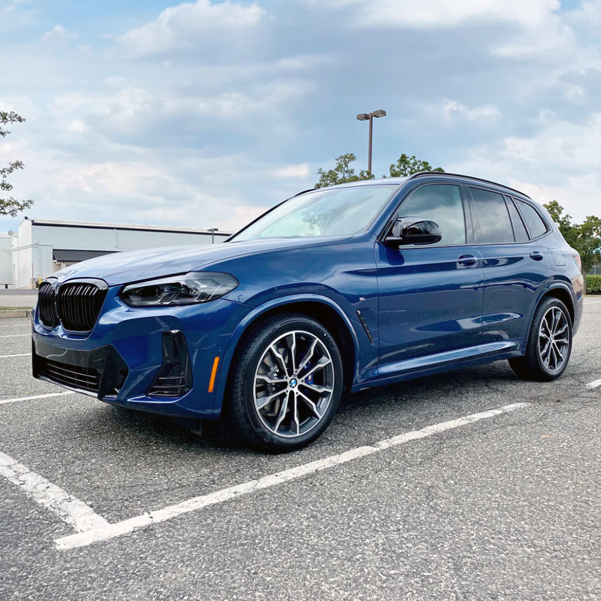 BMW X3 G01 рестайлинг решетка радиатора М стиль