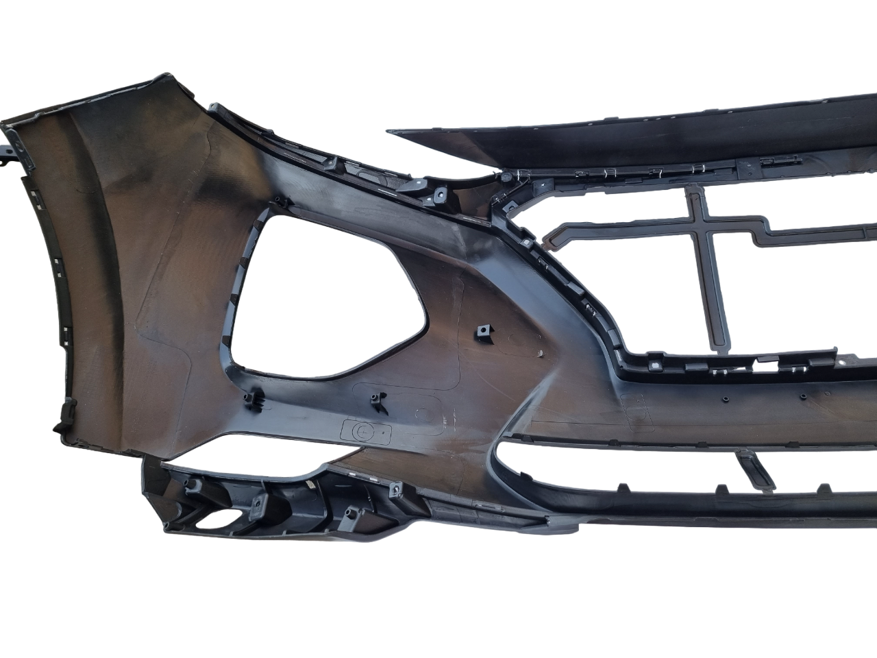 Hyundai Santa Fe 4 2018-2020 бампер передний голый