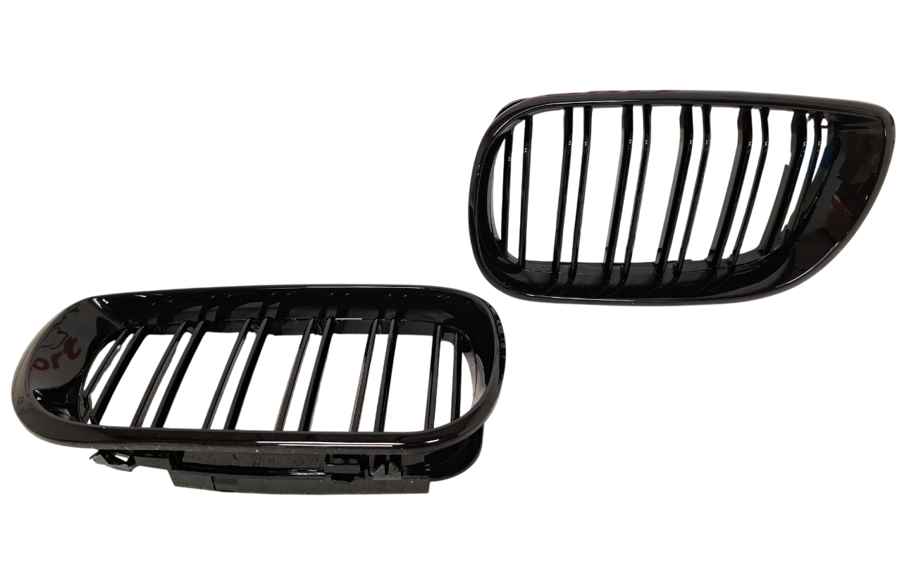 BMW E46 рестайлинг решетки радиатора двойные