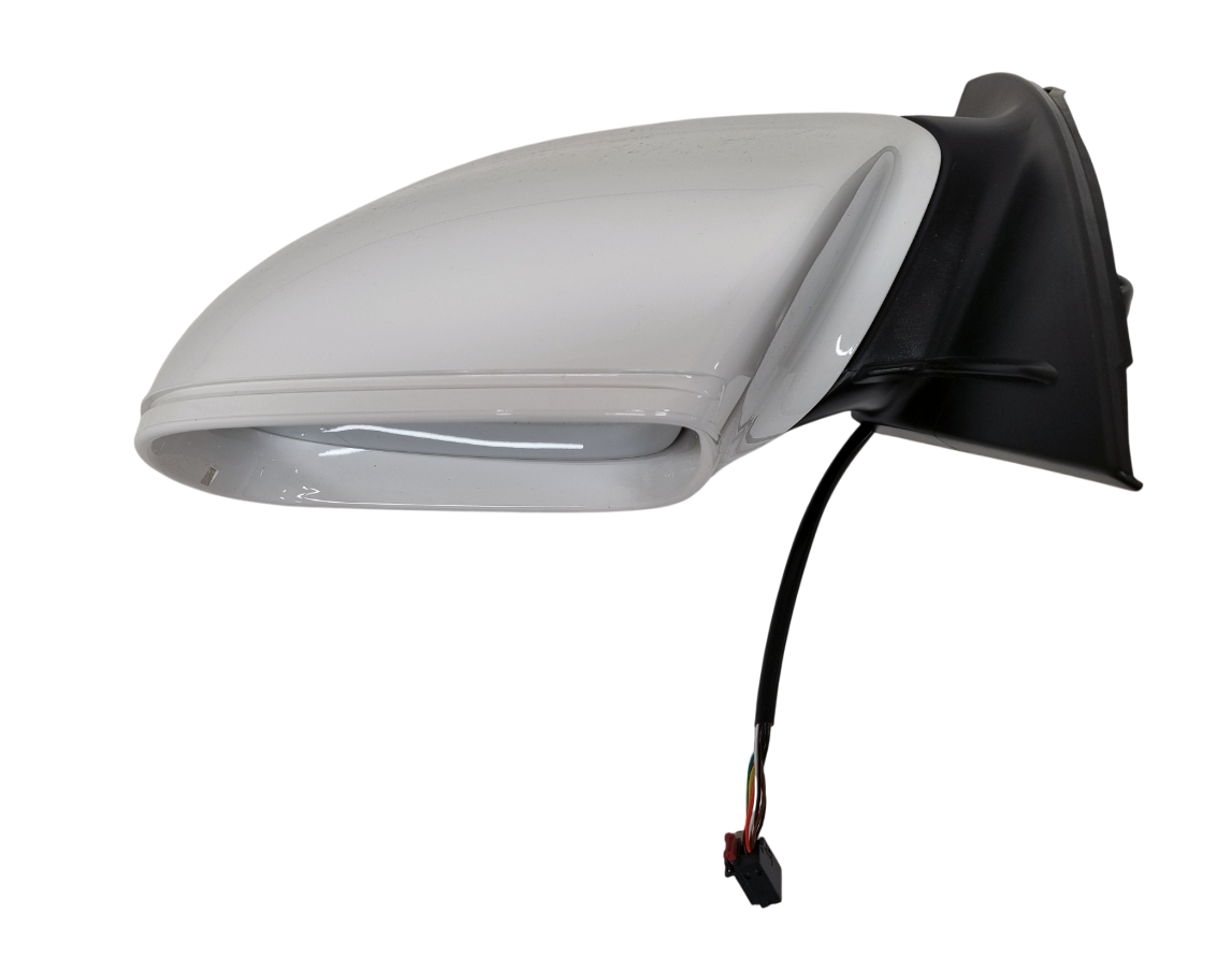 Audi Q7 4L 2005-2015 левое зеркало белое 9 pin
