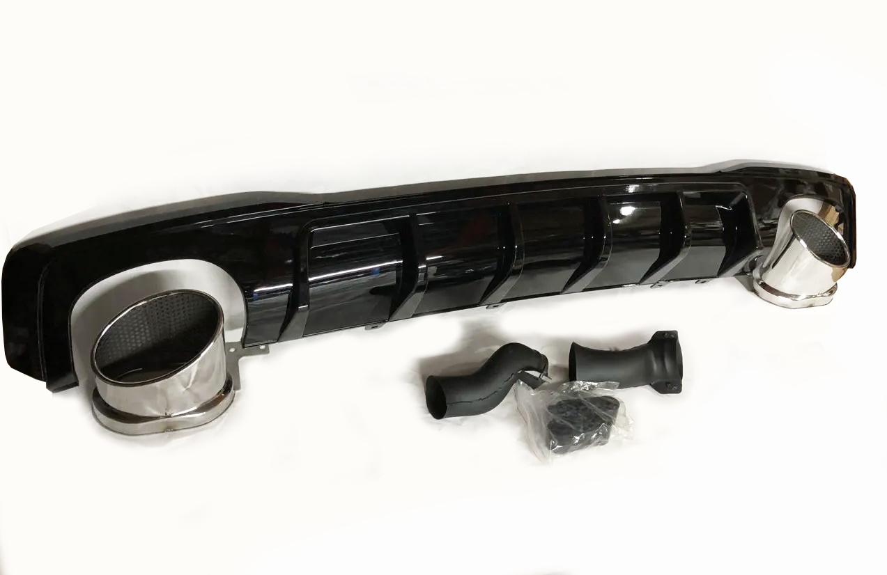 Audi A7 4K 2018-2025 RS диффузор в слайн бампер