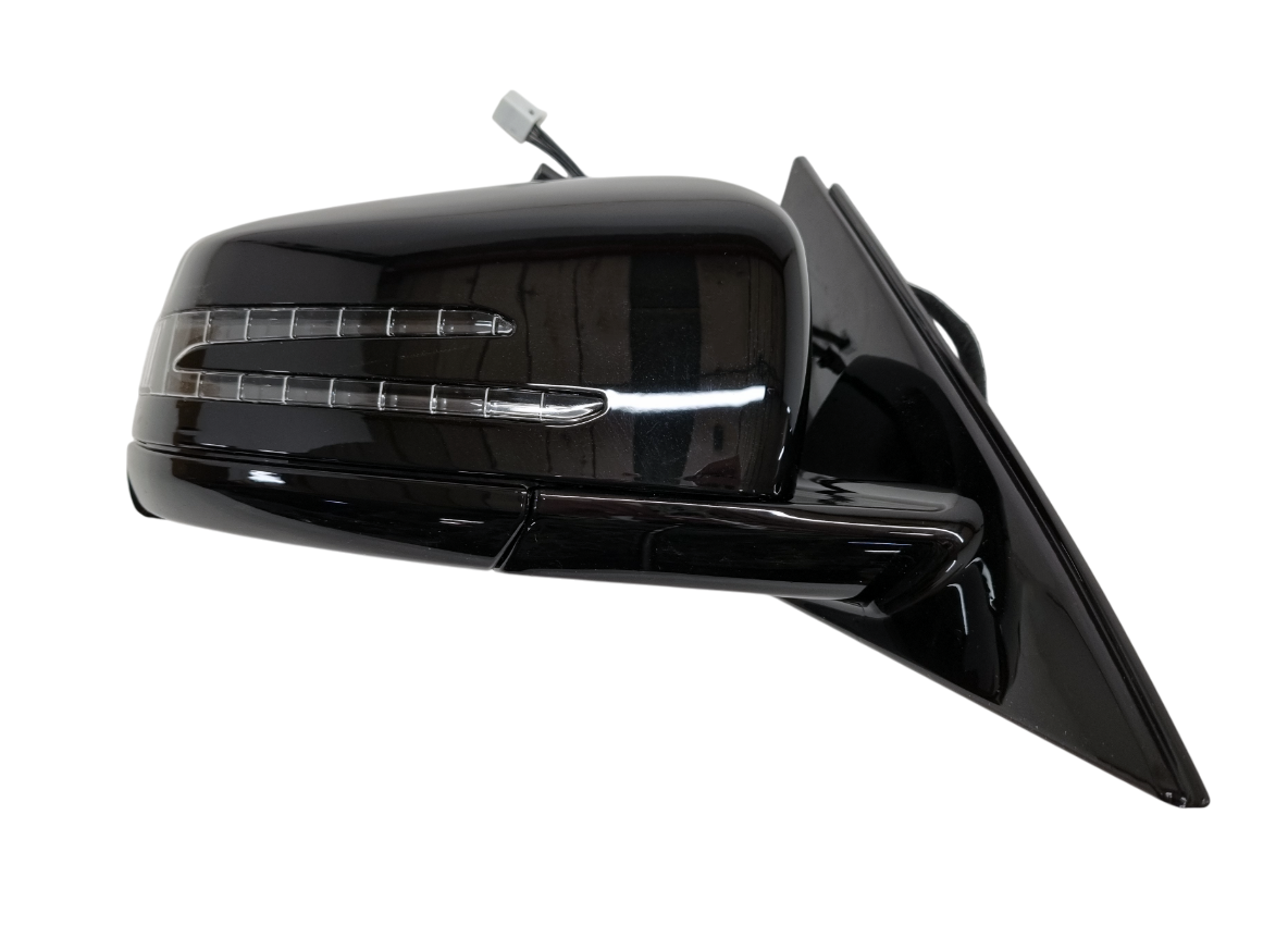 Mercedes W212 правое зеркало 17 Pin черный глянец