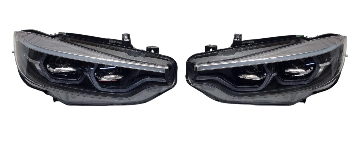 BMW F32 дорестайлинг фары LED вместо штатных