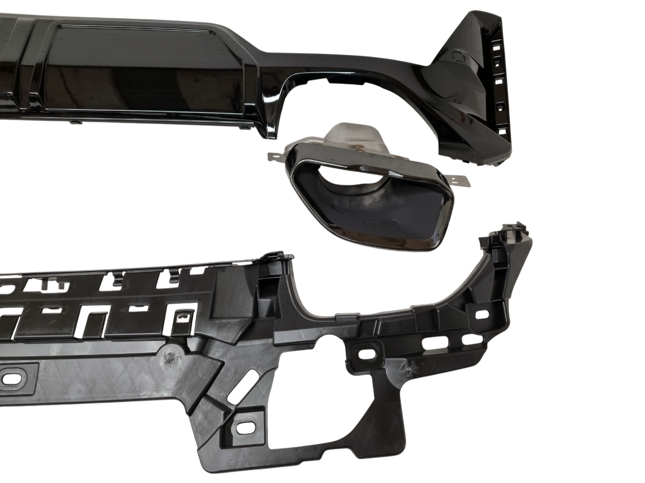 BMW G20 рестайлинг диффузор M340I с насадками