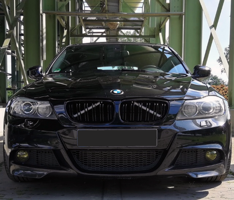 BMW E90 рестайлинг решетки радиатора двойные