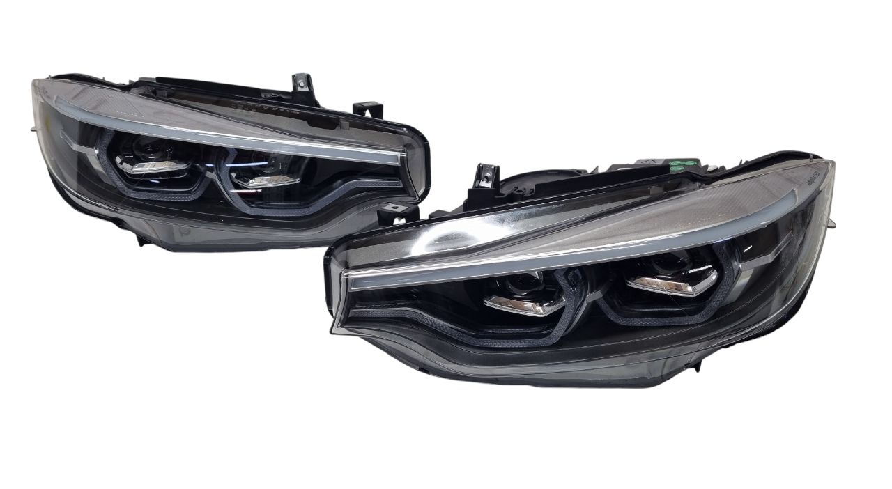 BMW F32 дорестайлинг фары LED вместо штатных