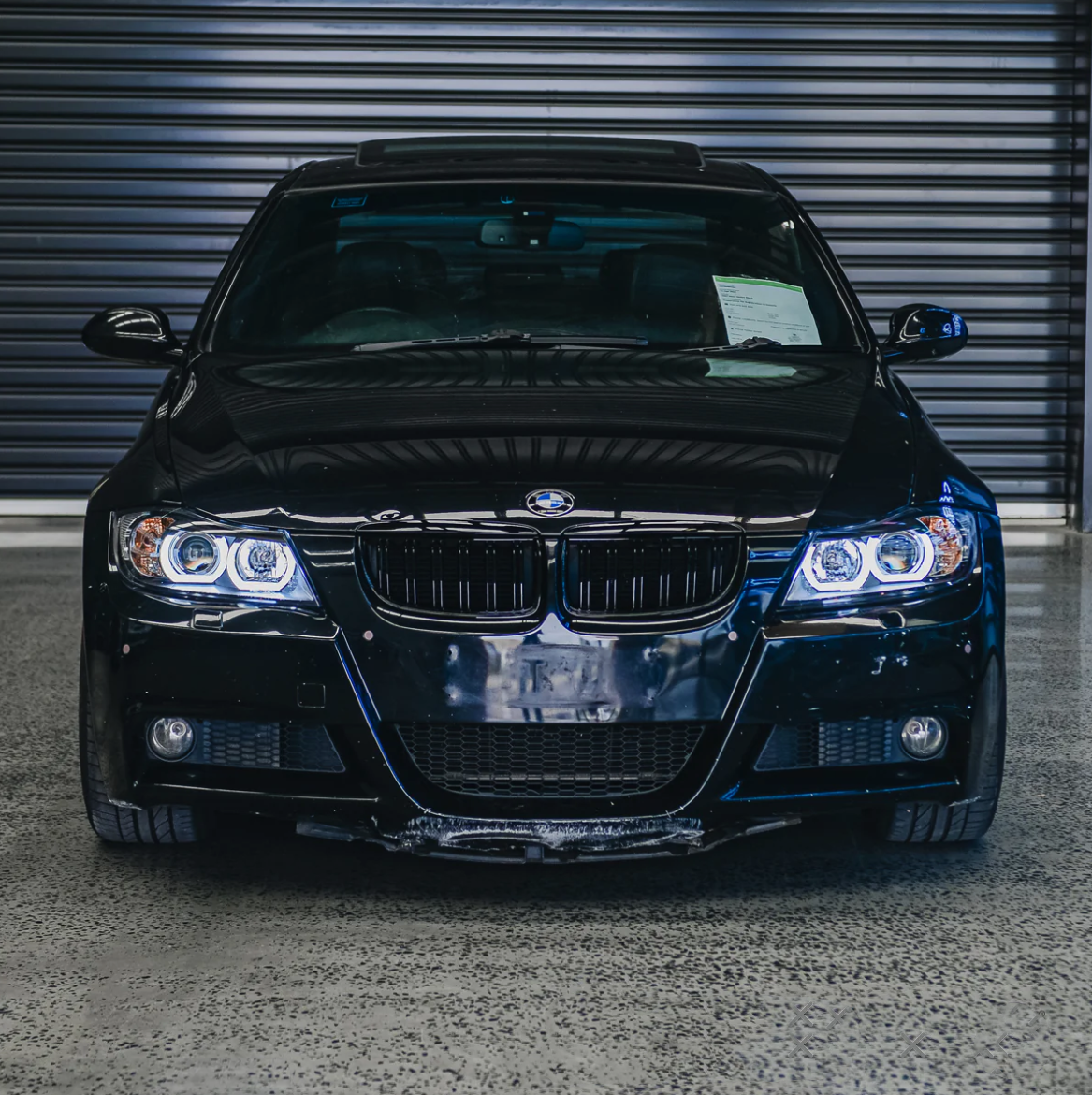 BMW E90 дорестайлинг решетки радиатора двойные