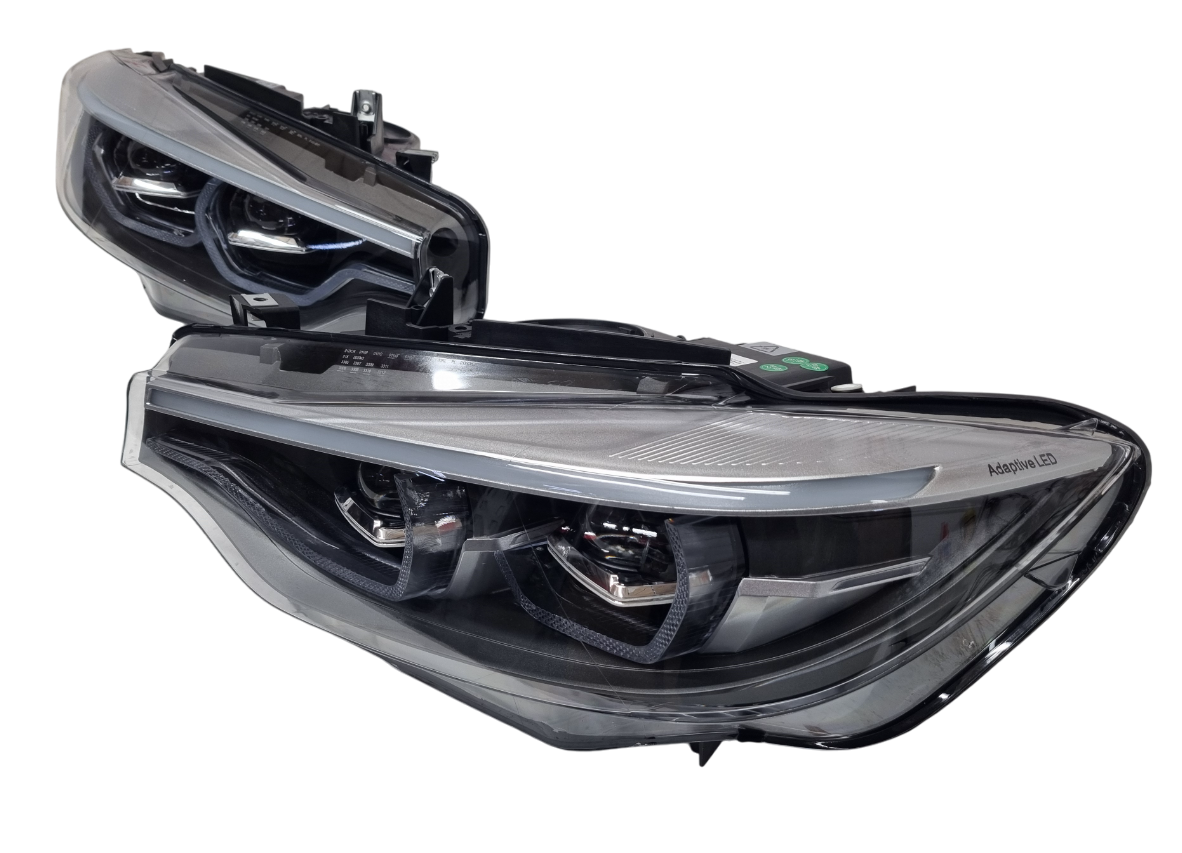 BMW F32 дорестайлинг фары LED вместо штатных