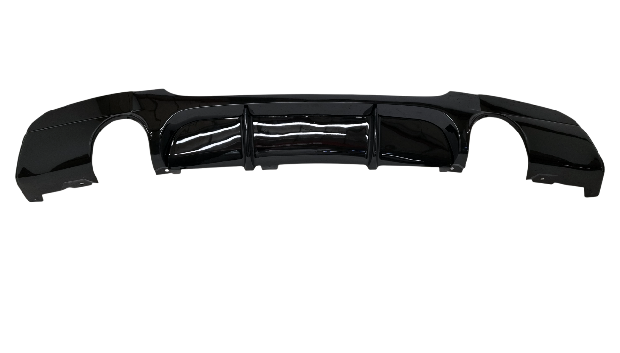 BMW E90 диффузор 1+1 черный глянец M Performance