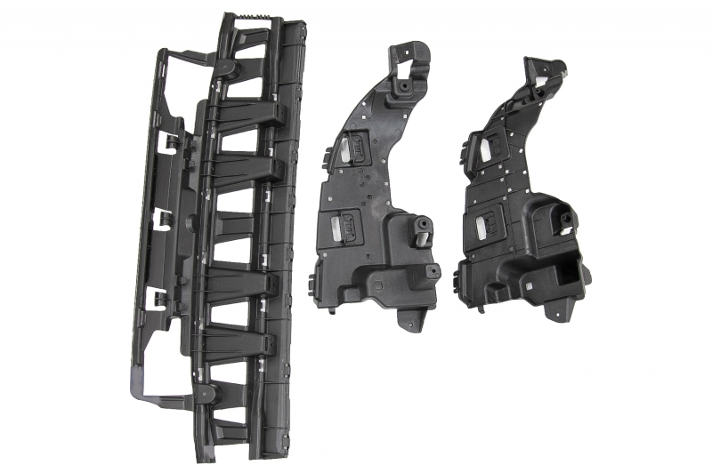 Mercedes W205 дорестайлинг диффузор AMG C63S черные насадки