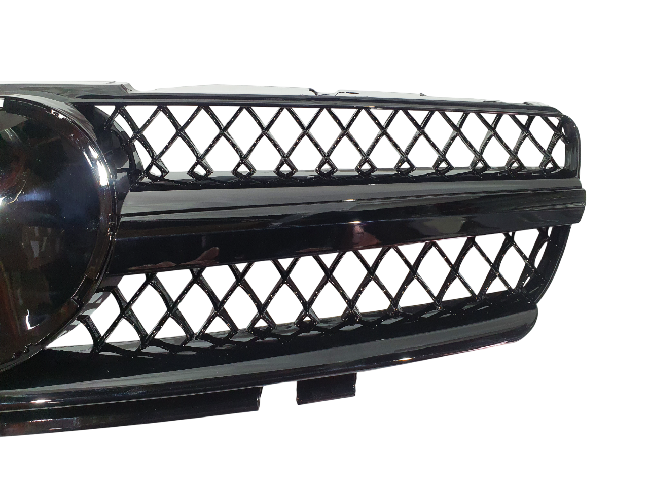 Mercedes SL R230 дорестайлинг решетка радиатора AMG черная