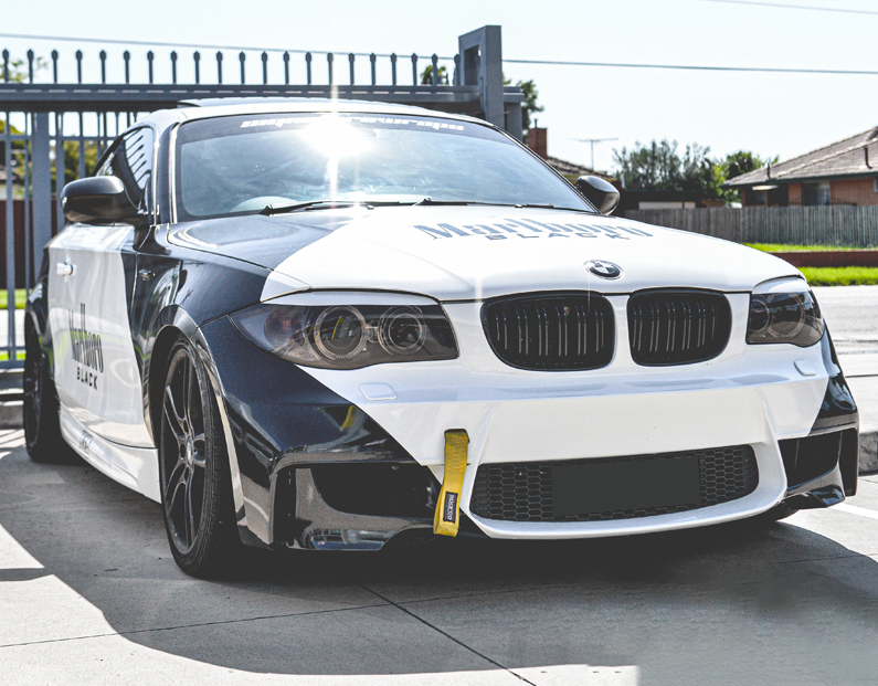 BMW E87 рестайлинг решетки радиатора двойные