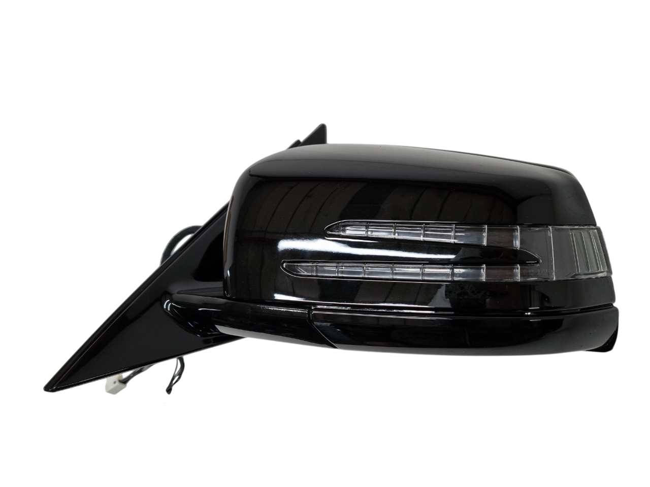 Mercedes W212 левое зеркало 17 Pin черный глянец