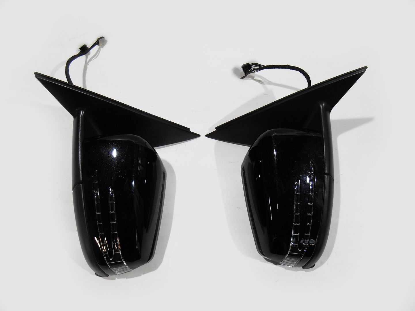 Mercedes W204 дорестайлинг левое зеркало черное