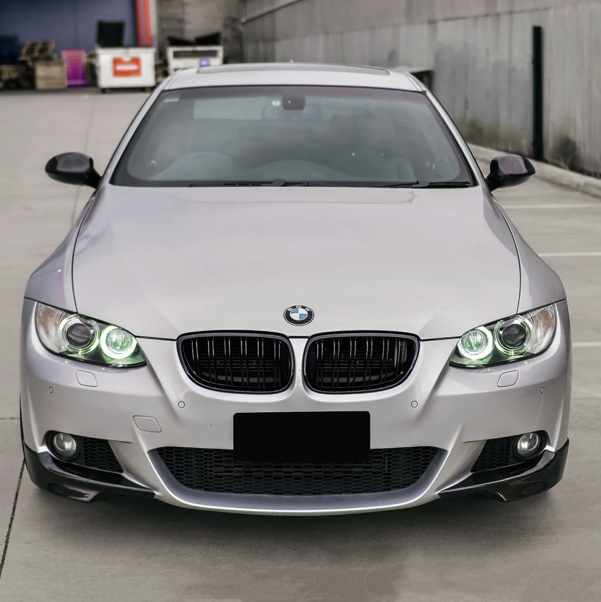 BMW E92 дорестайлинг решетки радиатора двойные