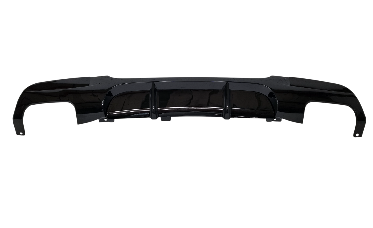 BMW E90 диффузор 2+2 черный глянец M Performance