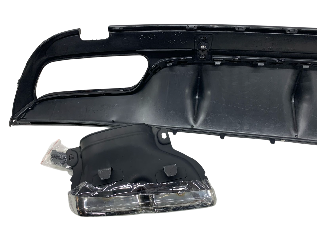 Mercedes W205 диффузор AMG 63S с насадками