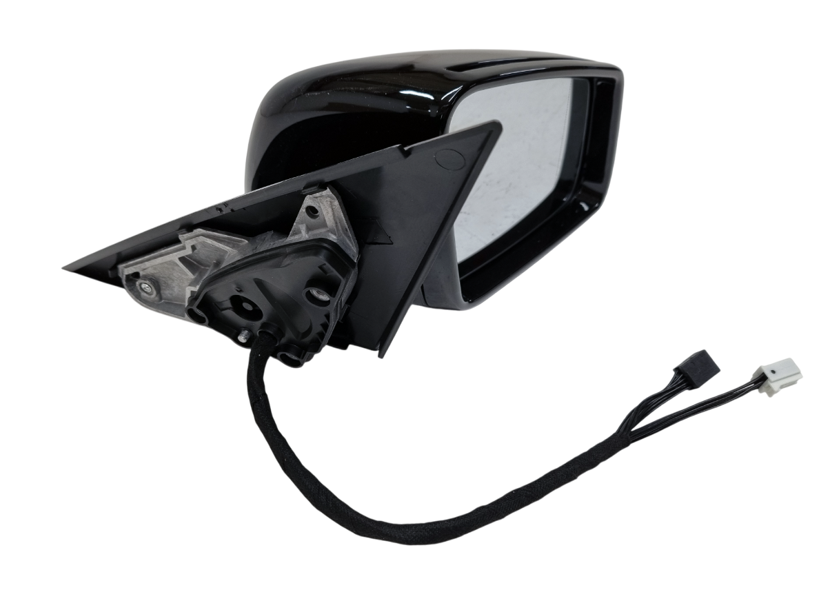 Mercedes W212 правое зеркало 17 Pin черный глянец