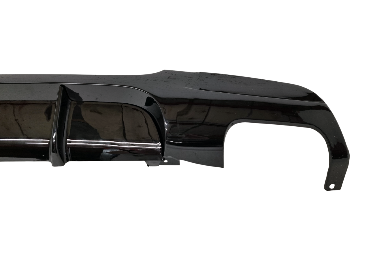 BMW E90 диффузор 2+2 черный глянец M Performance