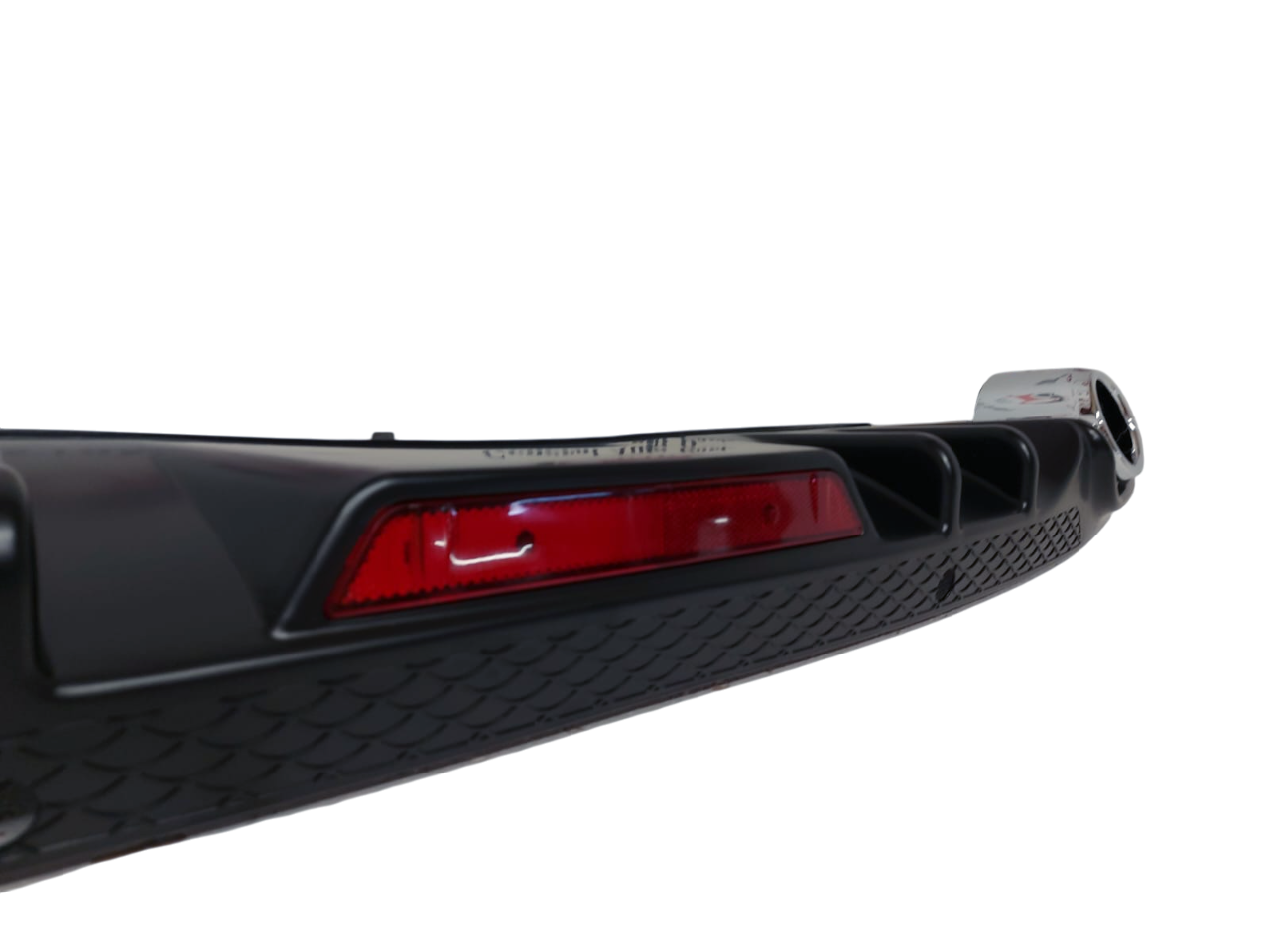 Skoda Octavia A7 дорестайлинг диффузор RS с насадками