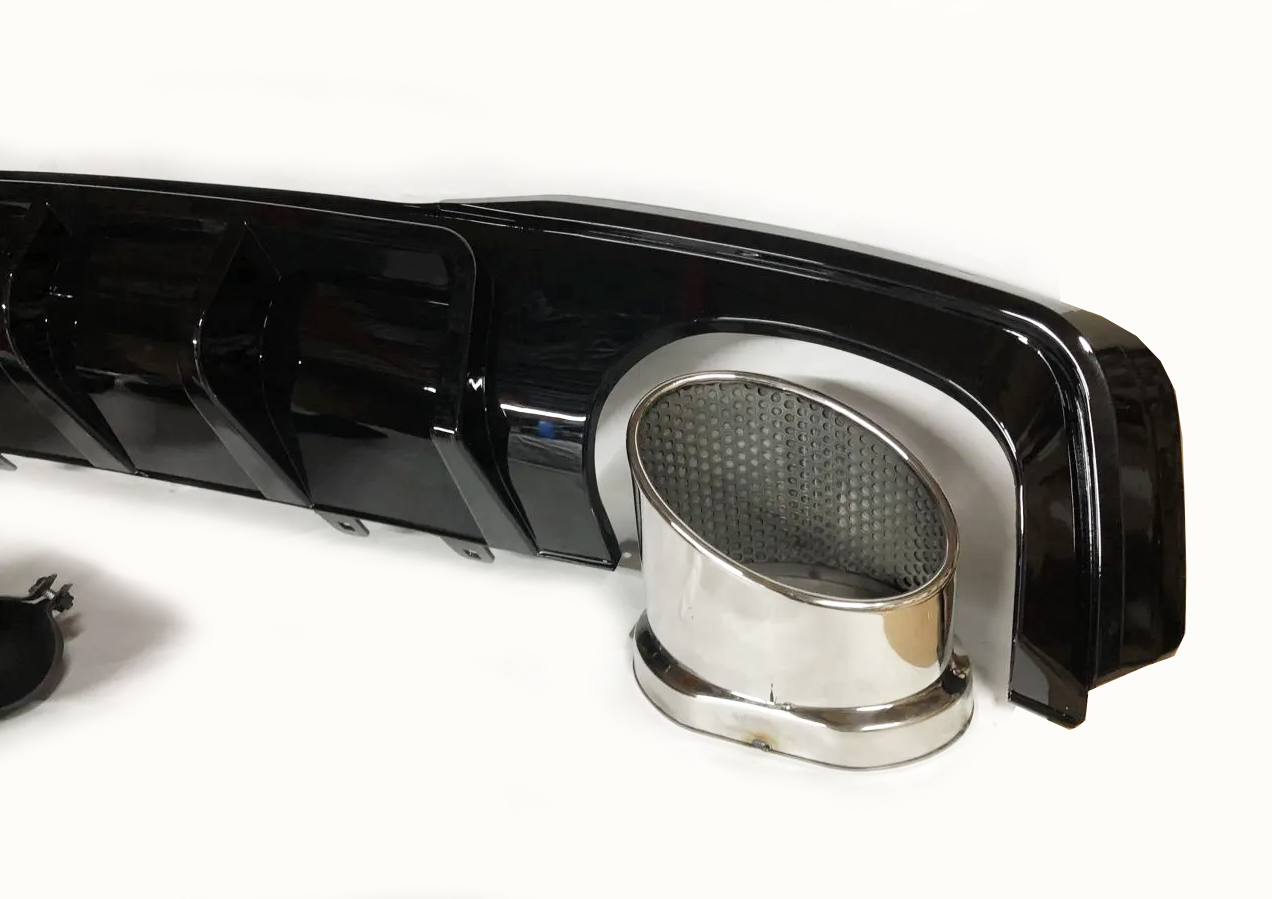 Audi A7 4K 2018-2025 RS диффузор в слайн бампер