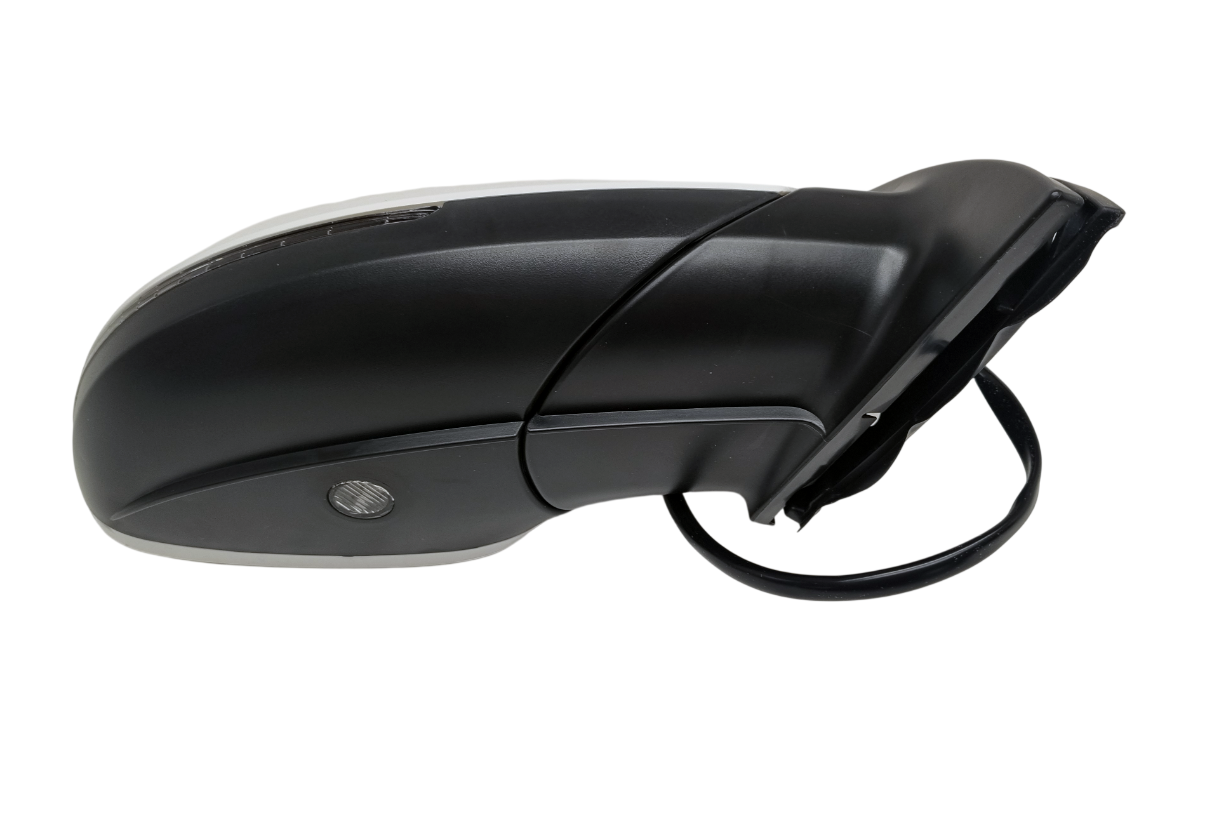 Audi Q7 4L 2005-2015 правое зеркало белое 9 pin